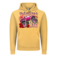 Vintage Mustard valentines day monster truck Vintage Hoodie - RacoonDesign
