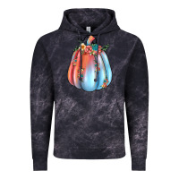 Cloud Black flowers pumpkin Vintage Hoodie - JahusDesignShop
