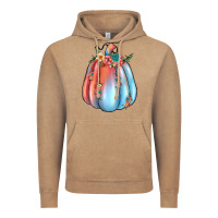 Vintage Coffee flowers pumpkin Vintage Hoodie - JahusDesignShop