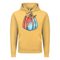 Vintage Mustard flowers pumpkin Vintage Hoodie - JahusDesignShop