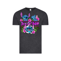 Vintage Black preview flower stitch 3rd grade Vintage Tee - AdoDesignShop