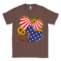 Chestnut america heart and sunflower Classic Tee - Artiststas