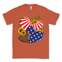 Copper america heart and sunflower Classic Tee - Artiststas
