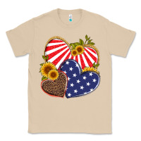 Mushroom america heart and sunflower Classic Tee - Artiststas