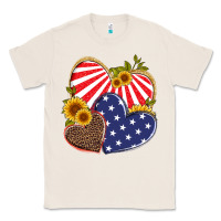 Natural america heart and sunflower Classic Tee - Artiststas
