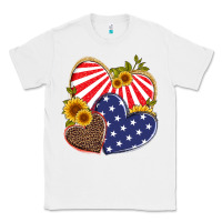White america heart and sunflower Classic Tee - Artiststas