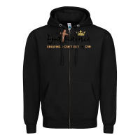 Black godfidence Zipper Hoodie - MaliasSmallBusiness