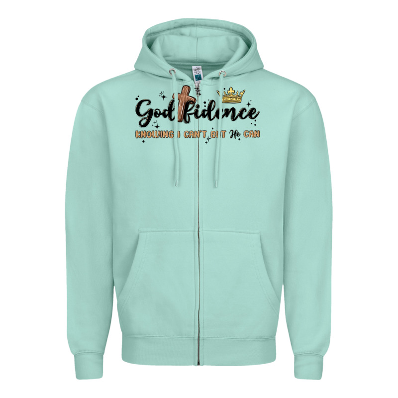 Godfidence Zipper Hoodie by MaliasSmallBusiness | Teevron