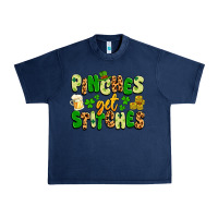 Navy pinches get stitches Urban Heavy Tee - Artiststas