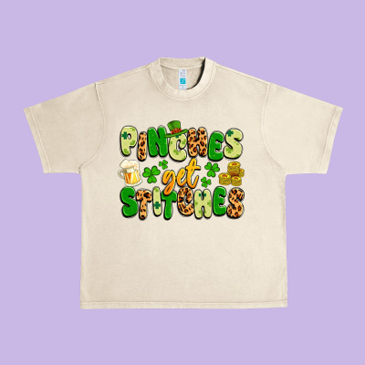 Pinches Get Stitches Urban Heavy Tee Designed By Artiststas