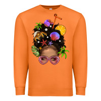 Carrot Beach Hair Afro Messy Bun Bbs Premium Sweatshirt - BundleAndBundleShop