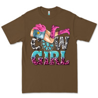 Cacao cow girl Premium Tee - texasbilliewilder