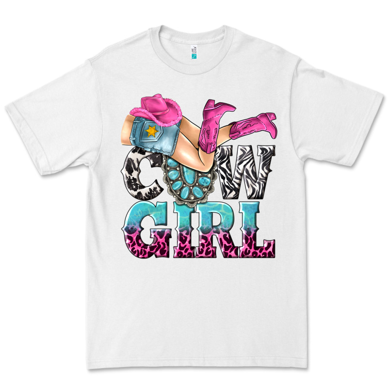 Cow Girl Premium Tee by texasbilliewilder | Teevron