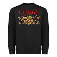 Black Christmas blessed mom Heavyweight Sweatshirt - JahusDesignShop