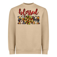 Mushroom Christmas blessed mom Heavyweight Sweatshirt - JahusDesignShop