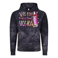 Cloud Black vis for valentine vodka Vintage Hoodie - RacoonDesign
