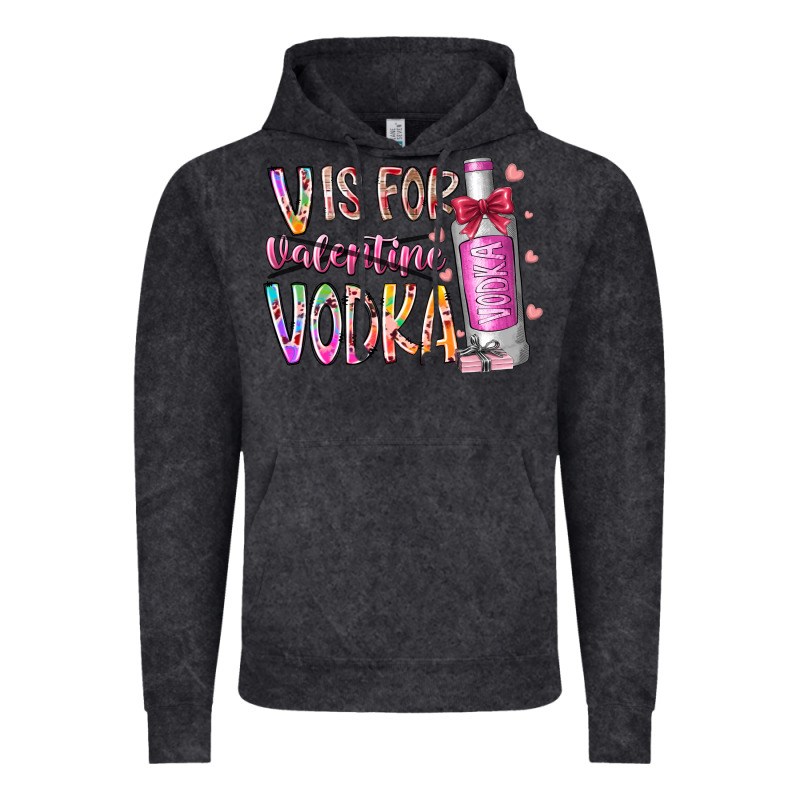 Vis For Valentine Vodka Vintage Hoodie by RacoonDesign | Teevron
