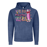 Vintage Denim vis for valentine vodka Vintage Hoodie - RacoonDesign