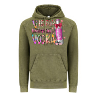 Vintage Olive vis for valentine vodka Vintage Hoodie - RacoonDesign
