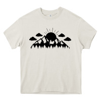 Cream View Heavy Core Tee - Unal Design