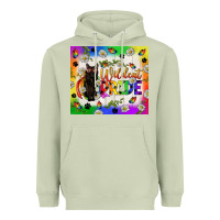 Matcha Western LGBTQ+ With Sunflowers Heavyweight Hoodie - BundleAndBundleShop