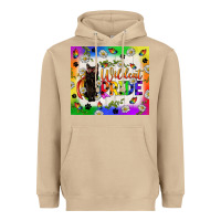 Mushroom Western LGBTQ+ With Sunflowers Heavyweight Hoodie - BundleAndBundleShop
