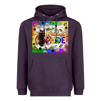 Plum Western LGBTQ+ With Sunflowers Heavyweight Hoodie - BundleAndBundleShop