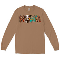 Toasted Coconut mama holstein cow Long Sleeve Tee - Artiststas