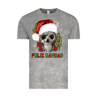 Cloud Rock feliz navidad skull cactus Vintage Tee - JahusDesignShop
