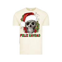Vintage Arctic feliz navidad skull cactus Vintage Tee - JahusDesignShop