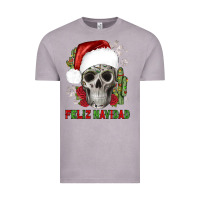Vintage Zinc feliz navidad skull cactus Vintage Tee - JahusDesignShop