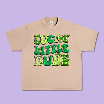 Lucky Little Dude Urban Heavy Tee Designed By Artiststas
