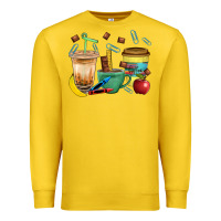 Lemon School Boy Coffee Cup Bbs Premium Sweatshirt - BundleAndBundleShop