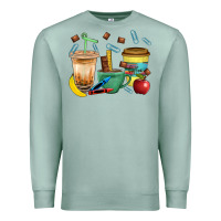 Seafoam School Boy Coffee Cup Bbs Premium Sweatshirt - BundleAndBundleShop