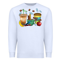White School Boy Coffee Cup Bbs Premium Sweatshirt - BundleAndBundleShop