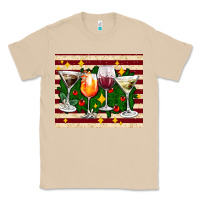 Mushroom Christmas cocktail Classic Tee - AdoDesignShop