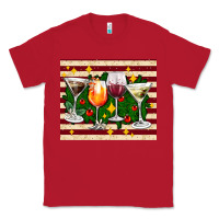 Red Christmas cocktail Classic Tee - AdoDesignShop