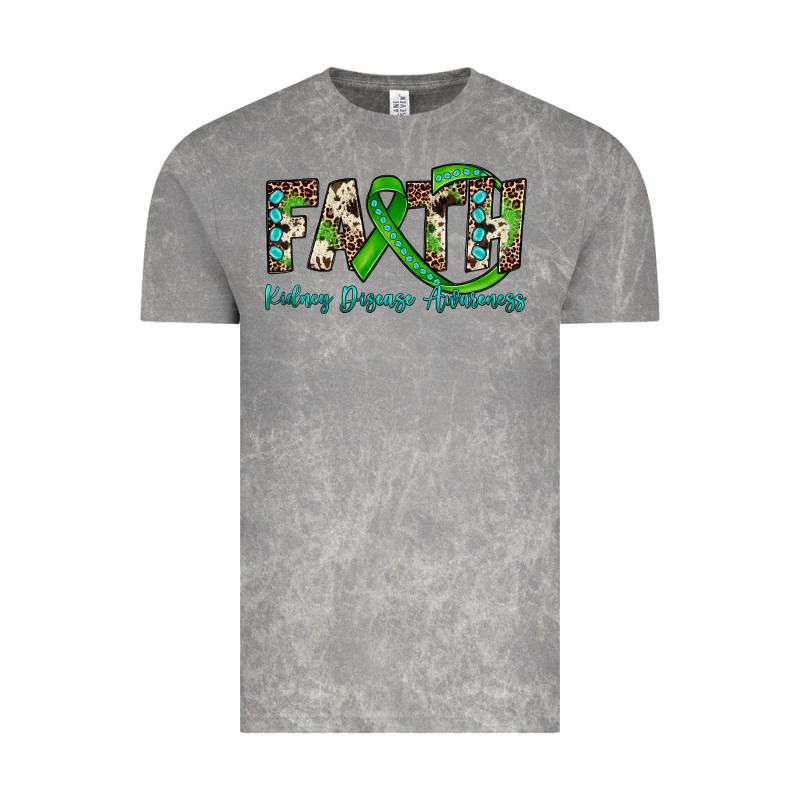 Faith Kidney Disease Awareness Vintage Tee by JahusDesignShop | Teevron