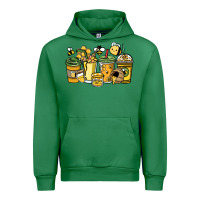 Emerald Honey bee coffee cups Urban Hoodie - HowdyJamesFarm