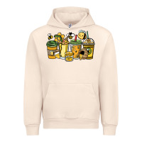 Sandshell Honey bee coffee cups Urban Hoodie - HowdyJamesFarm