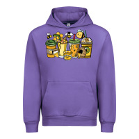 Tulip Honey bee coffee cups Urban Hoodie - HowdyJamesFarm