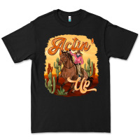 Black cowgirl actin up Premium Tee - texasbilliewilder