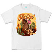 White cowgirl actin up Premium Tee - texasbilliewilder