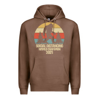 Chestnut Bigfoot Social Distancing World Champion Premium Hoodie - Bettercallsaul