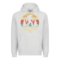 Dove Grey Bigfoot Social Distancing World Champion Premium Hoodie - Bettercallsaul