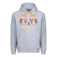 Heather Grey Bigfoot Social Distancing World Champion Premium Hoodie - Bettercallsaul