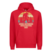Red Bigfoot Social Distancing World Champion Premium Hoodie - Bettercallsaul