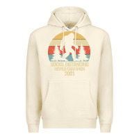 Sandshell Bigfoot Social Distancing World Champion Premium Hoodie - Bettercallsaul