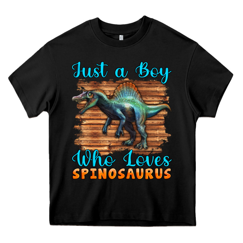 Just A Boy Who Loves Baby Spinosaurus Heavy Core Tee by Artiststas | Teevron