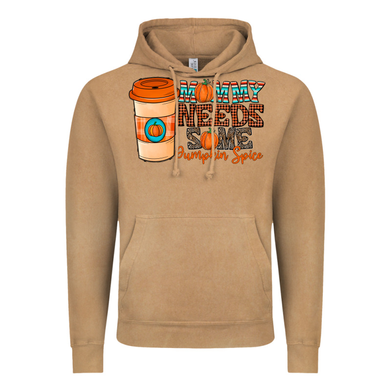 Mommy Needs Some Pumpkin Spice Vintage Hoodie by CowhideDigitalArt | Teevron